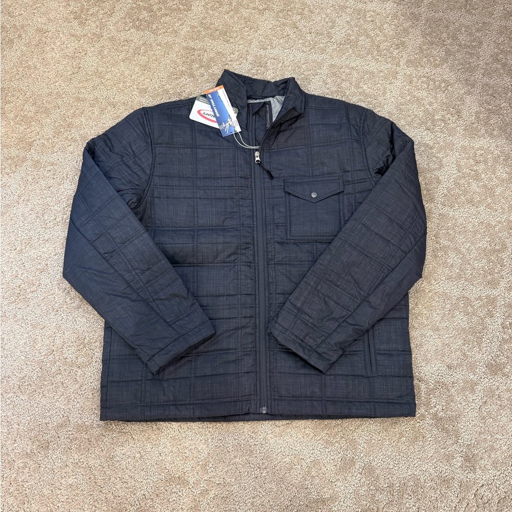 NWT Horny Toad Men's Charcoal Quilted Jacket